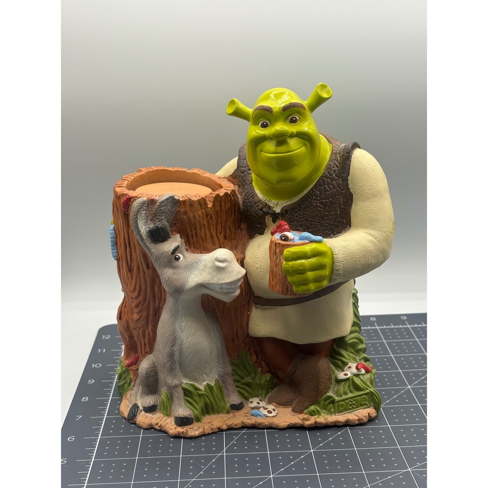 Vintage 2004 Shrek 2 Dixie Cup Holder Shrek and Donkey DreamWorks Collectible